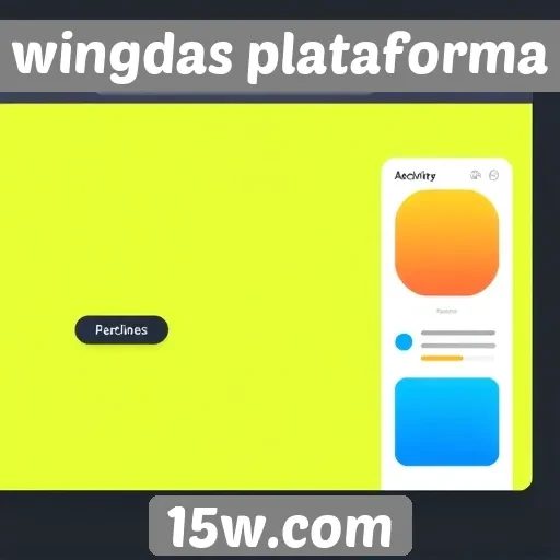 Análise da interface do usuário na Wingdas Plataforma